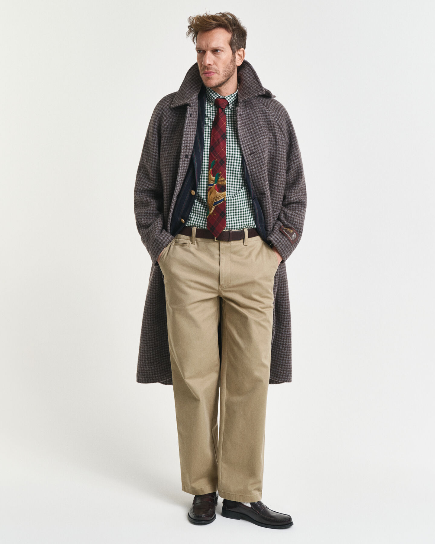 Camicia classica in popeline percalle regular fit