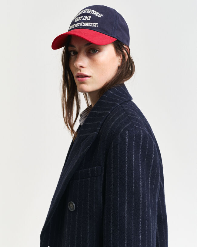 Cappellino in twill di cotone spazzolato