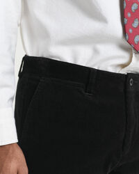 Pantaloni chino in velluto a coste slim fit