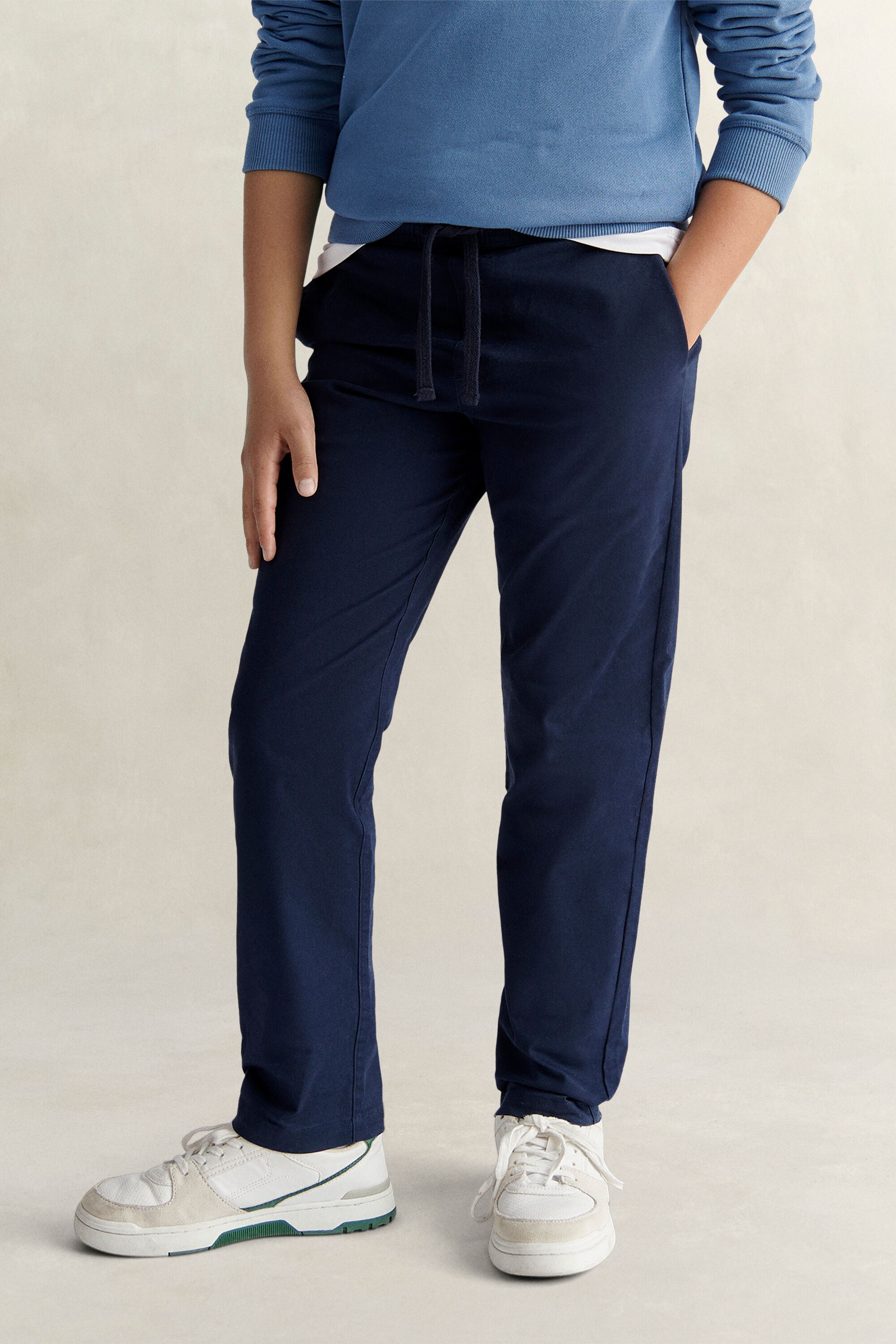 Pantaloni chino con coulisse Teen Boys