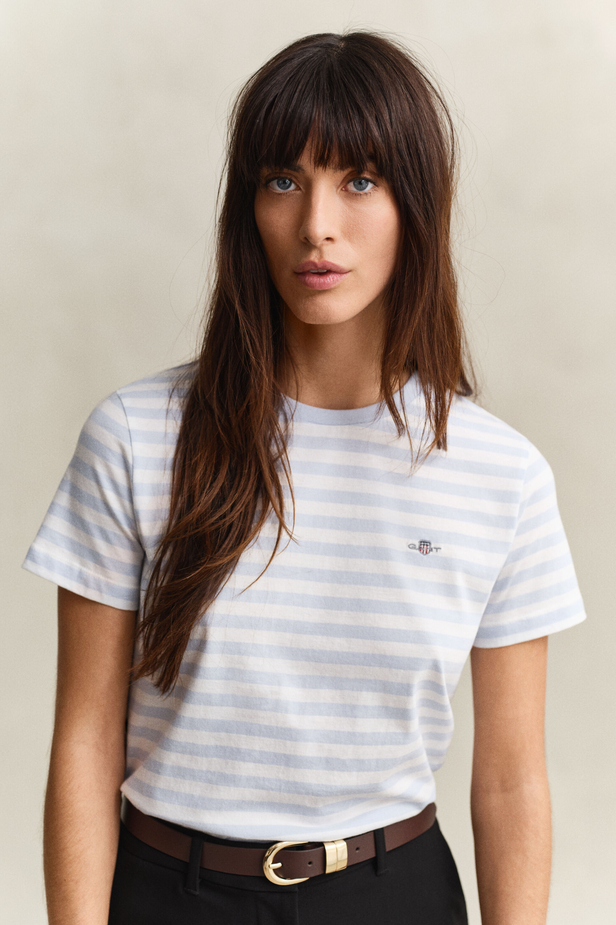 T-shirt Shield a righe