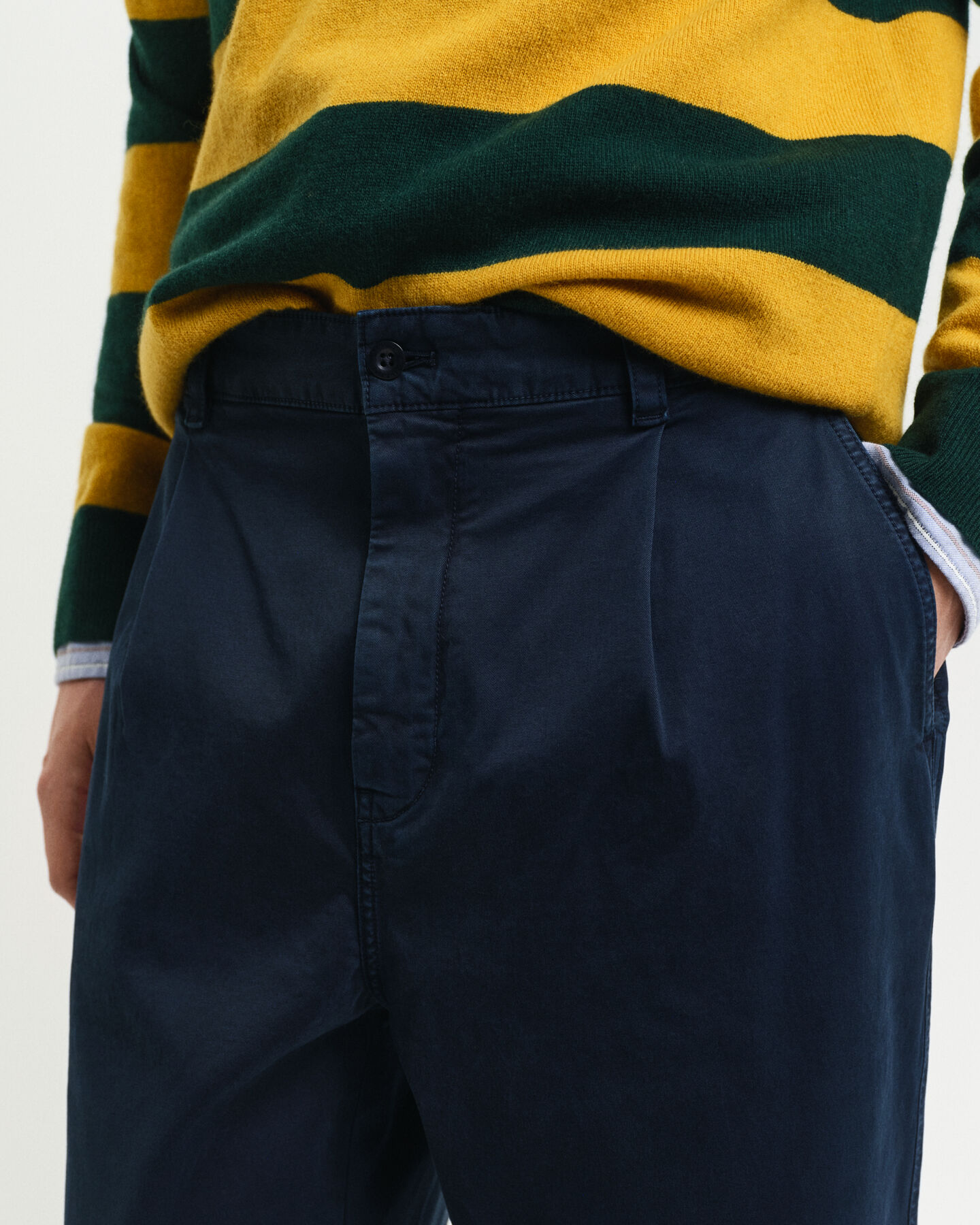 Camicia in twill di cotone relaxed fit