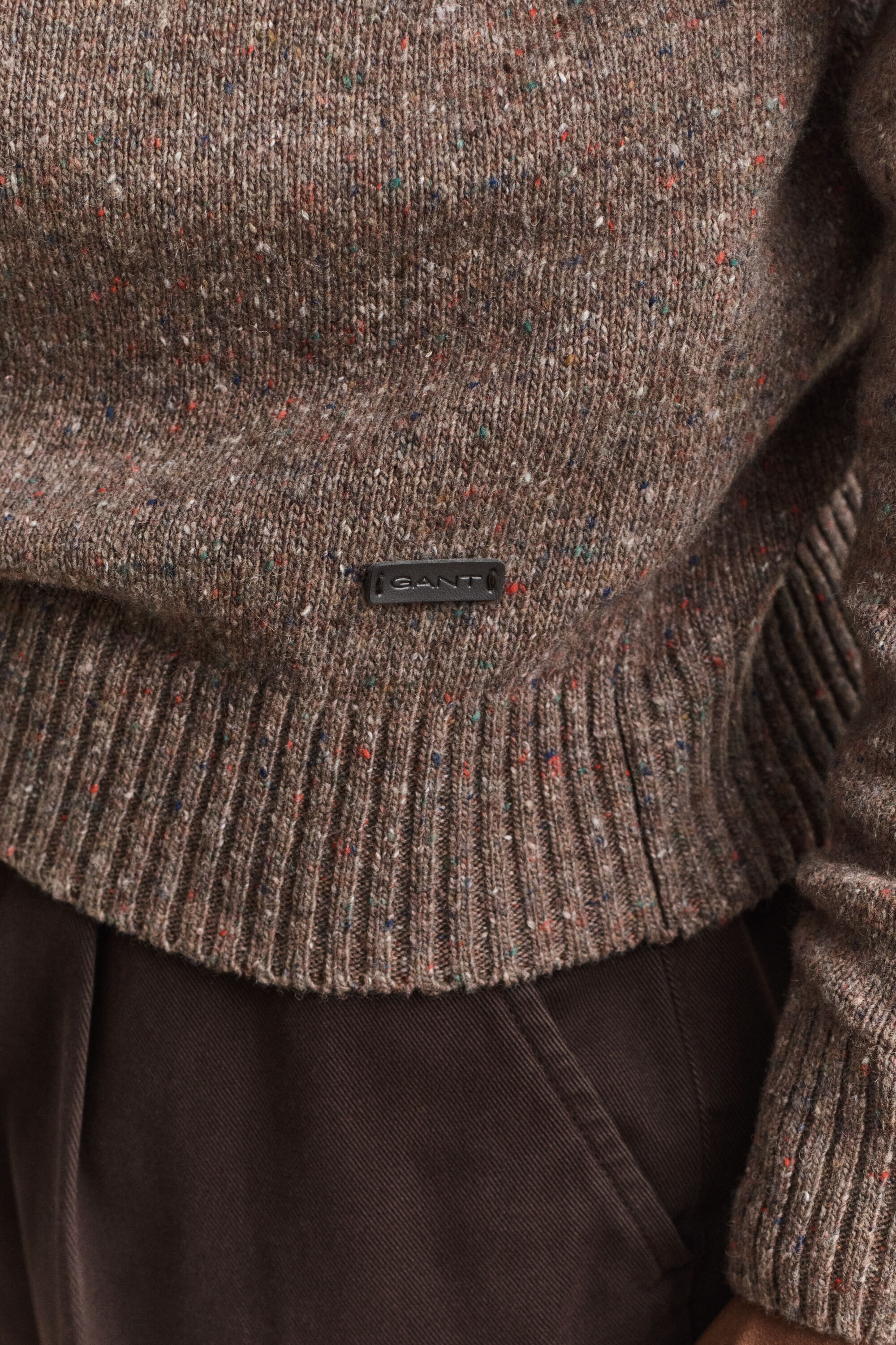 Maglia stile polo Nepps in misto lana