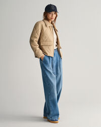 Giacca con colletto trapuntata