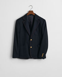 Blazer Club misto lana e cotone slim fit