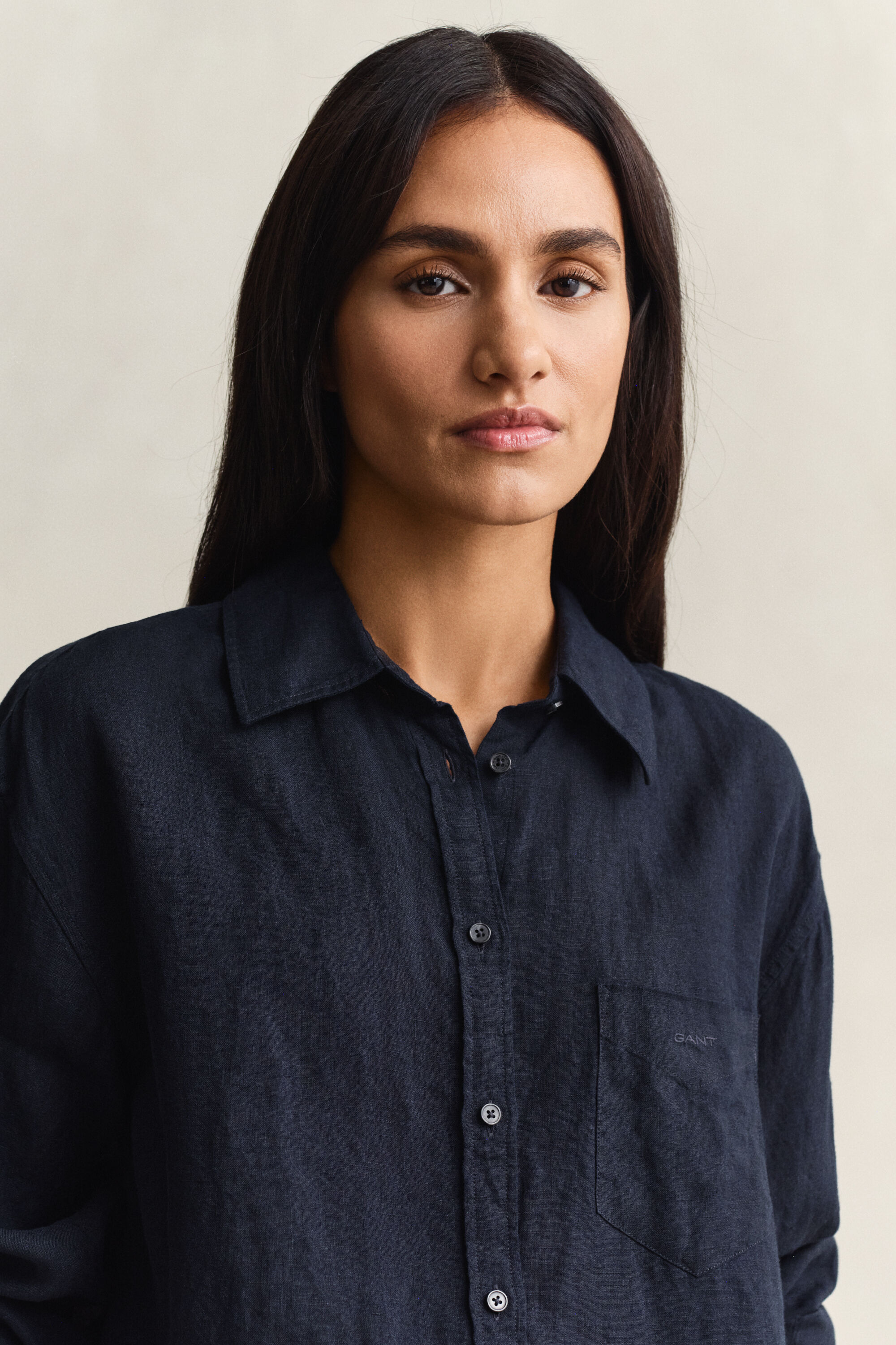 Camicia di lino relaxed fit