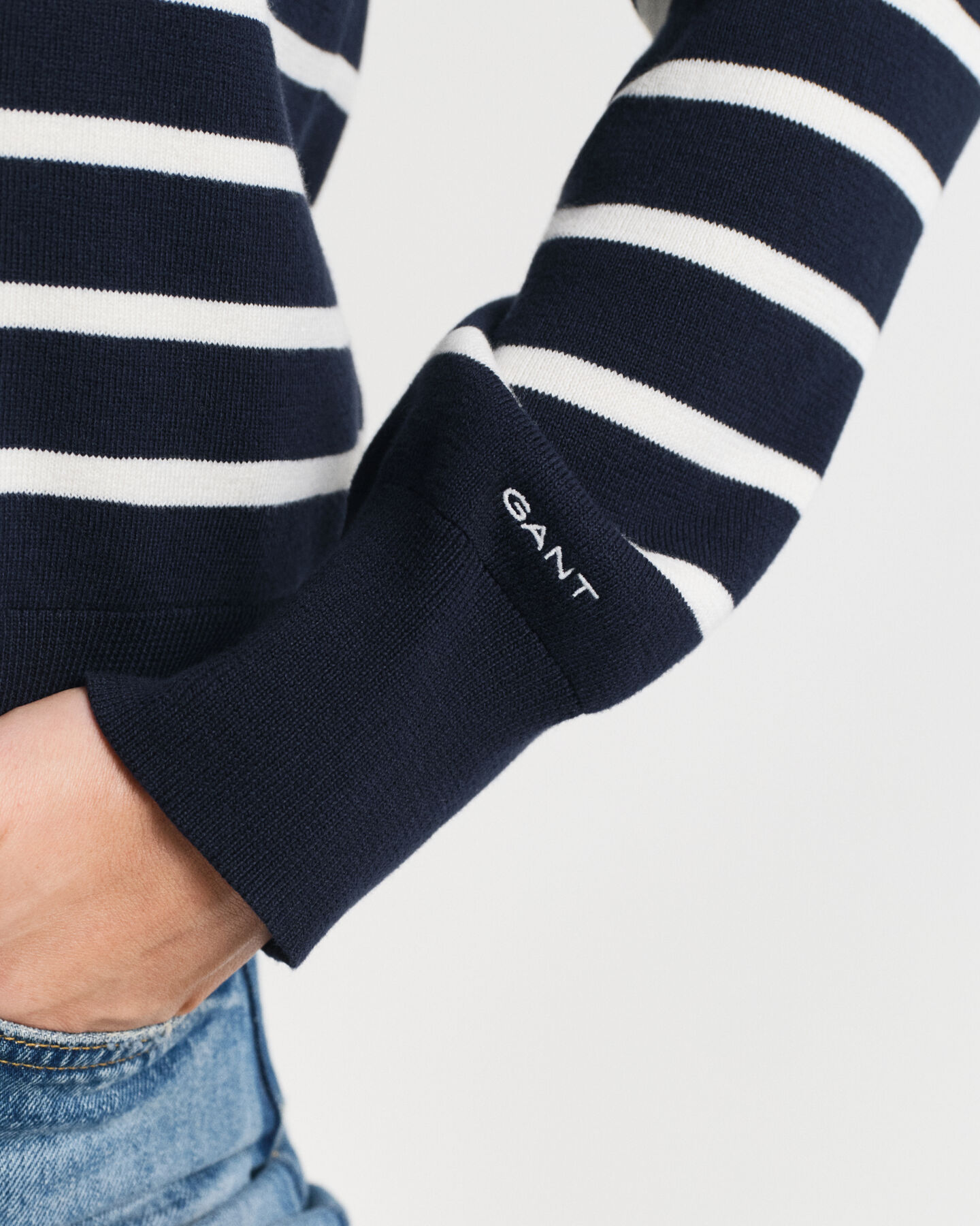 Cardigan in cotone a righe