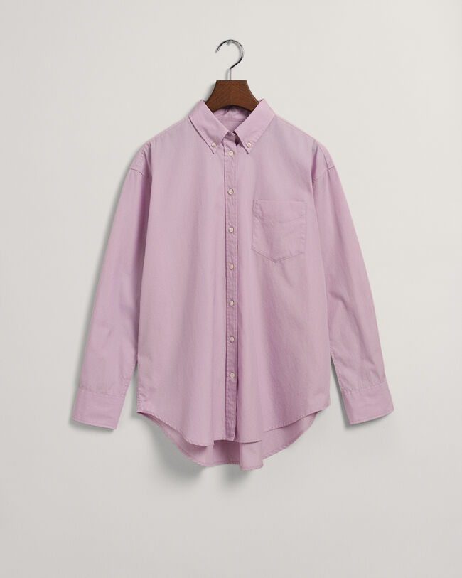 Camicia in popeline relaxed fit