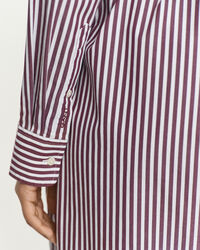 Abito chemisier classico in popeline con cintura