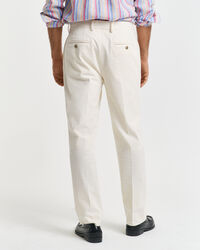 Pantaloni da abito in seersucker affusolati slim fit