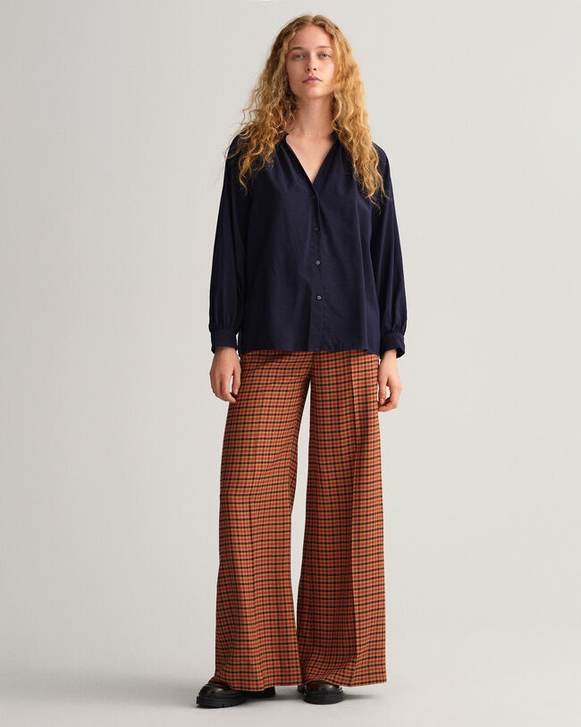 Camicetta con colletto alla coreana