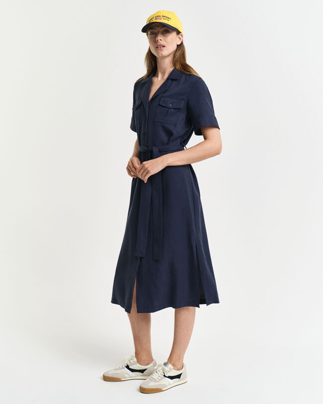 Abito con tasche regular fit