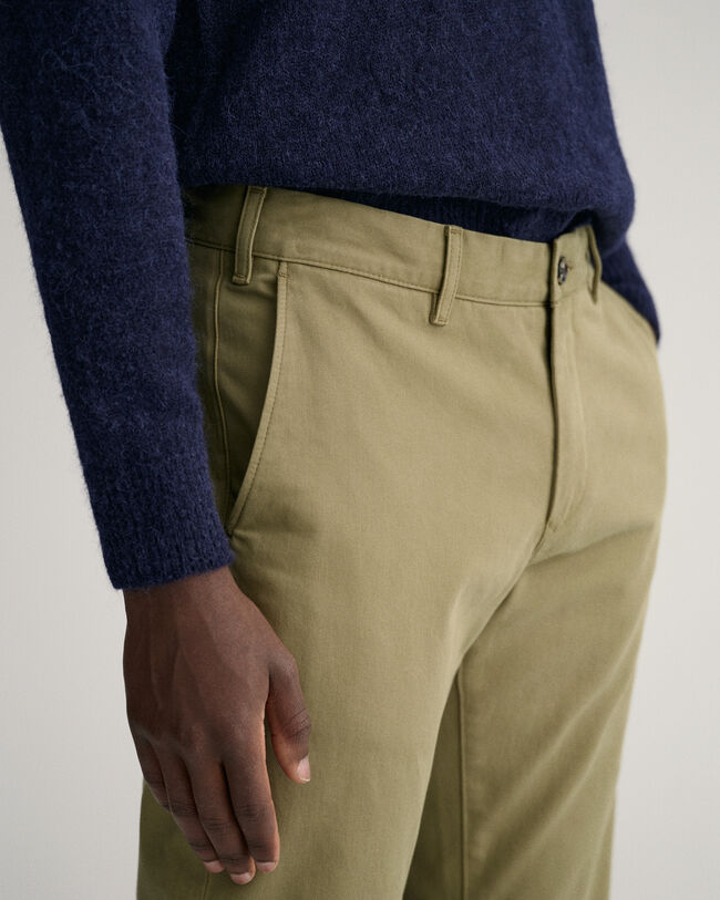 Pantaloni chino Hallden Comfort Super slim fit