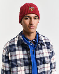 Berretto in lana con stemma