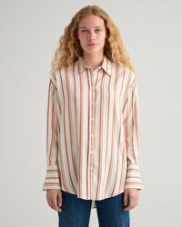 Camicia a righe assortite relaxed fit