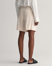 Pantaloncini di lino elasticizzati