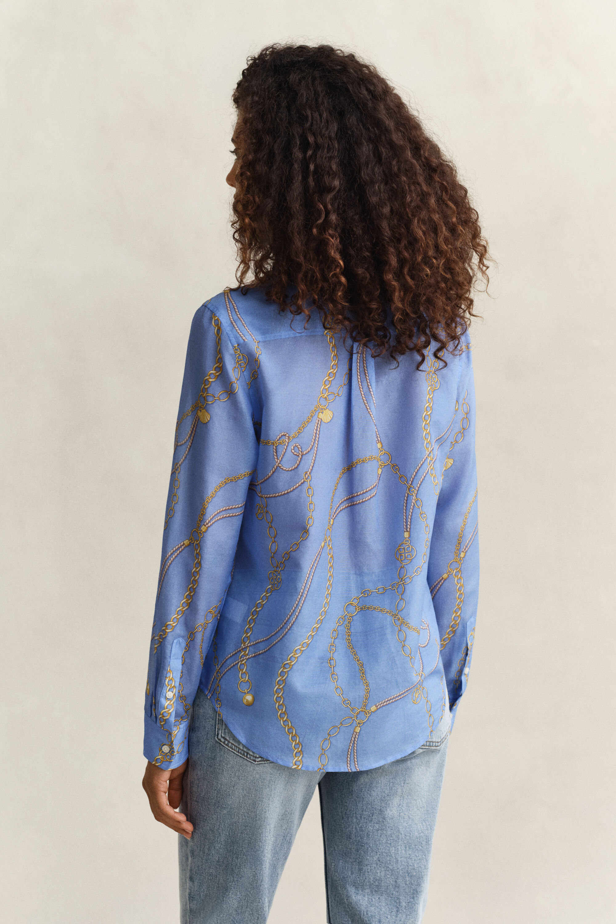 Camicia in cotone e seta