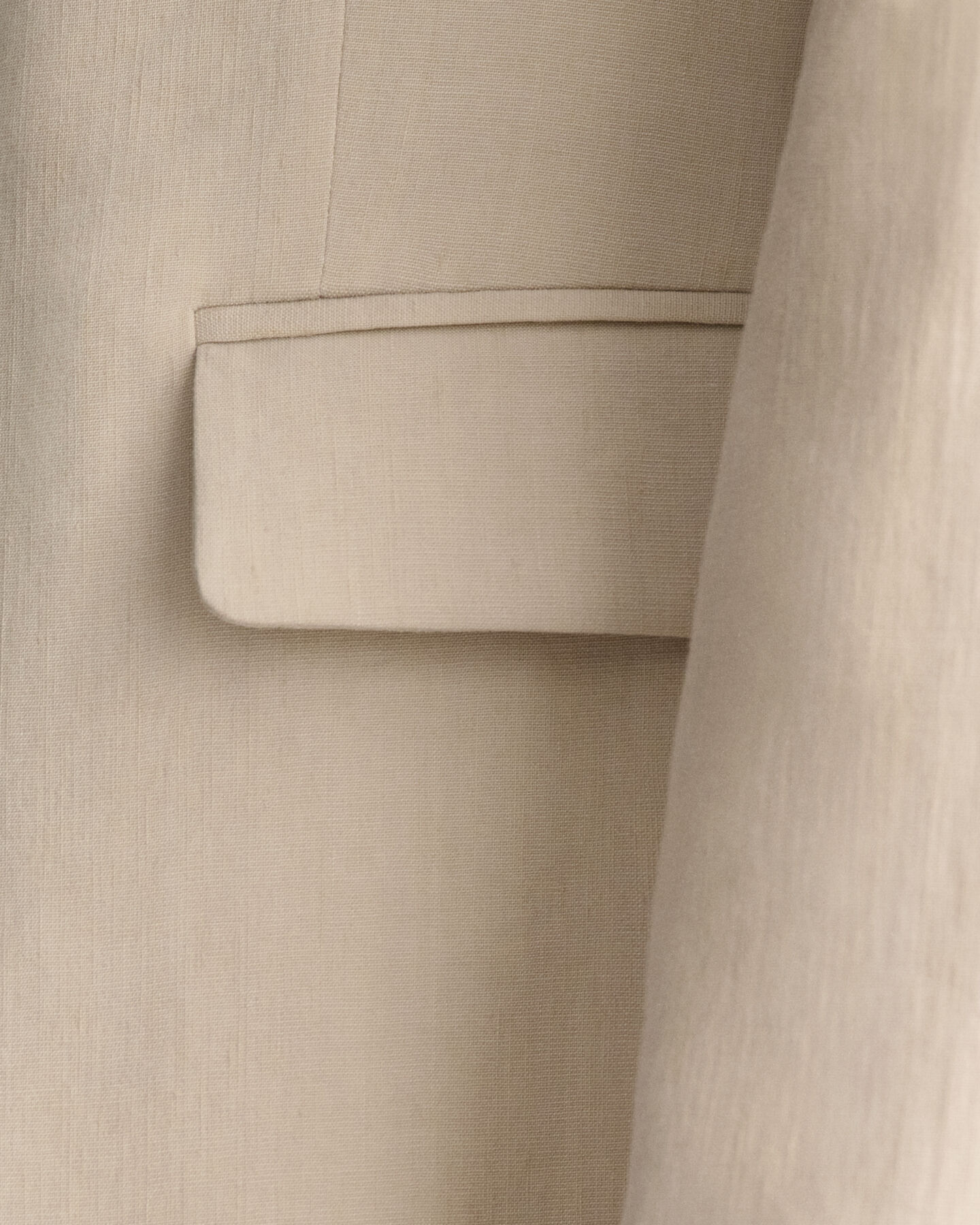 Blazer di lino elasticizzato regular fit