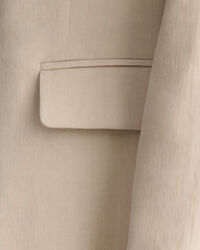 Blazer di lino elasticizzato regular fit