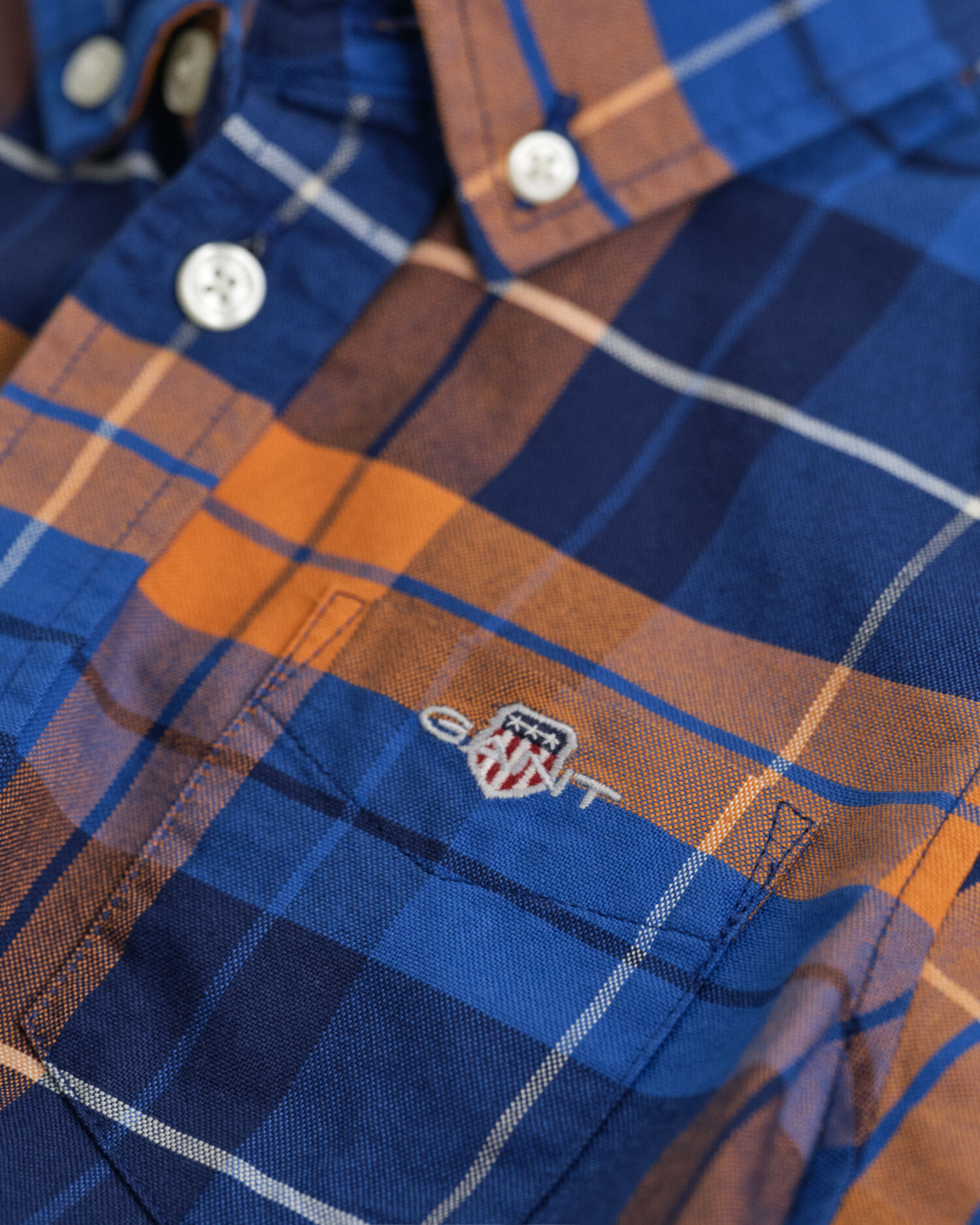 Camicia Oxford a quadri Shield Kids