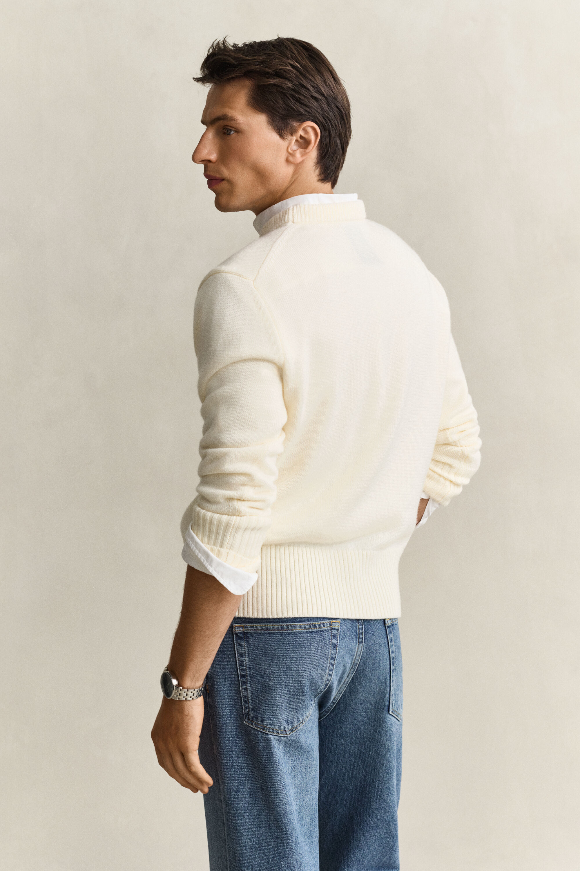 Maglia Gant x Yale in lana merino