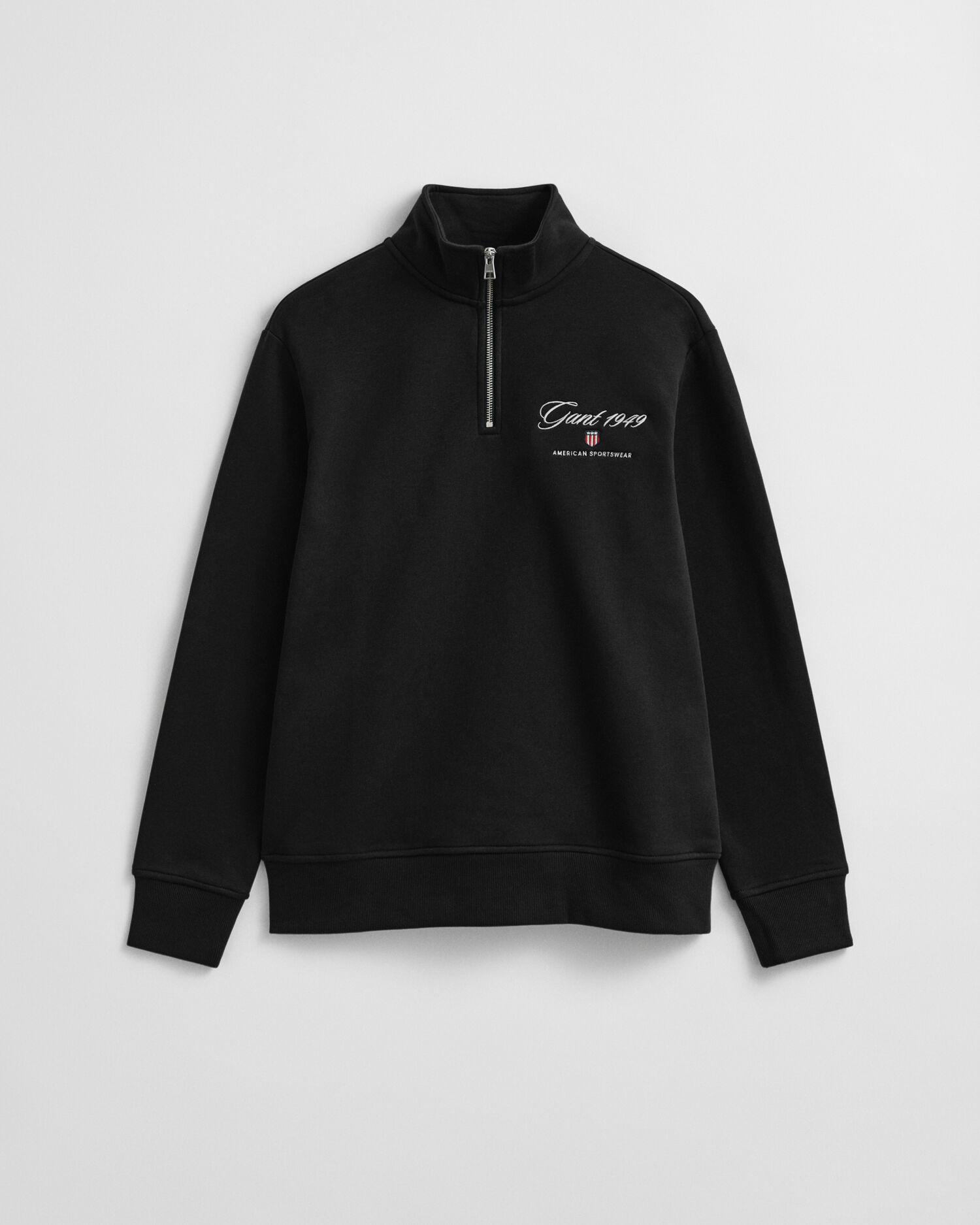 Felpa Graphic con zip corta