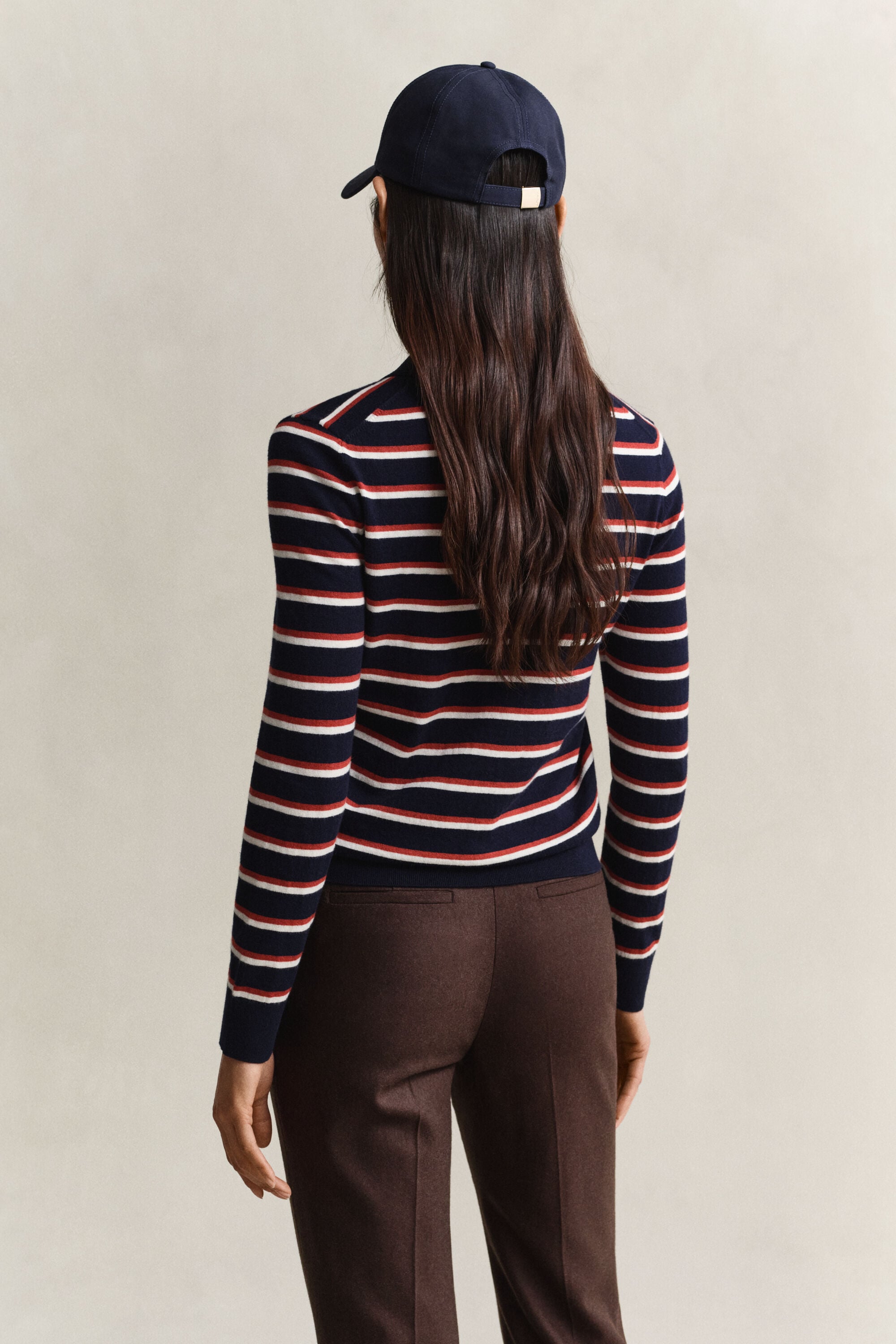 Maglia a righe in filato leggero