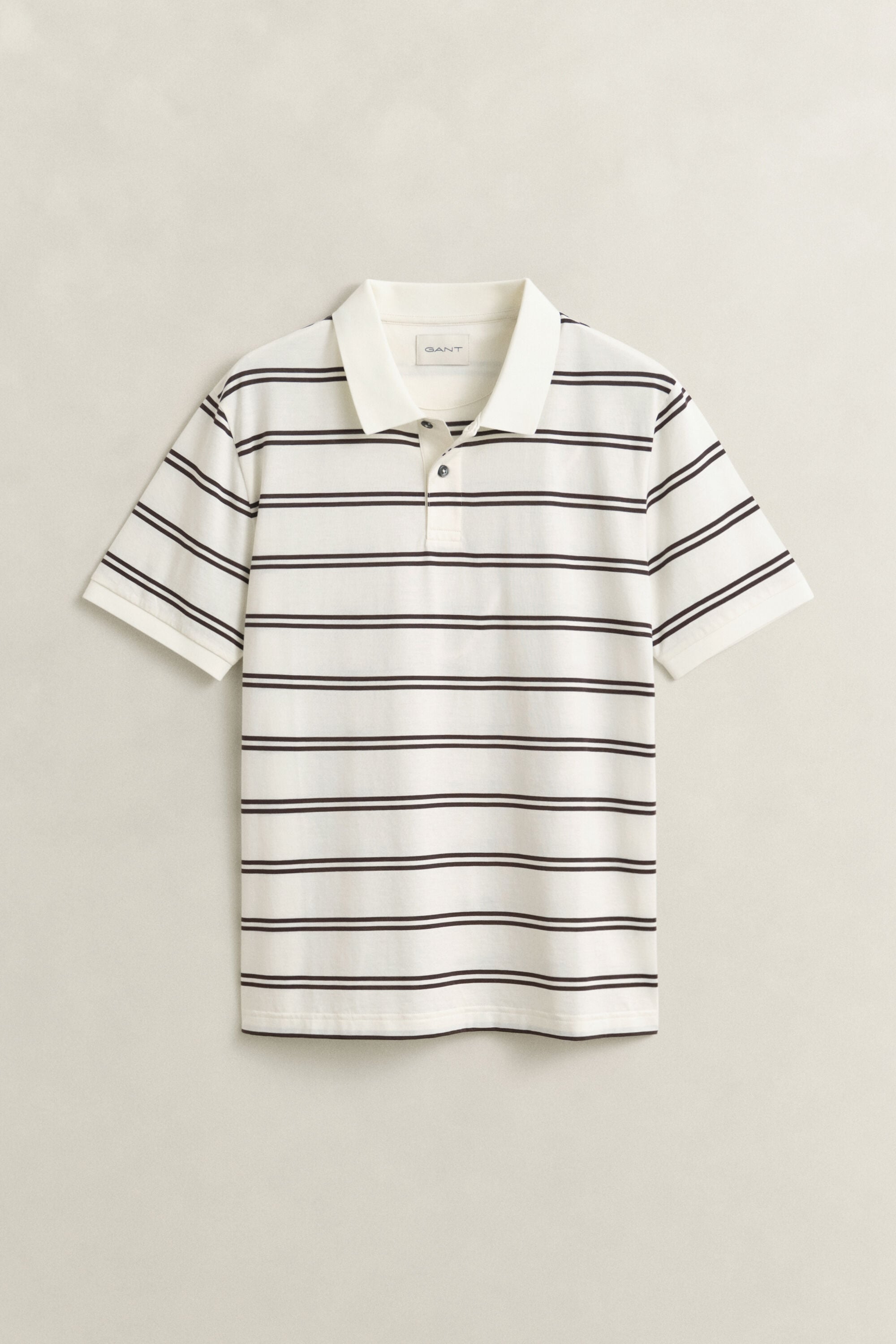 Polo a righe in cotone Pima
