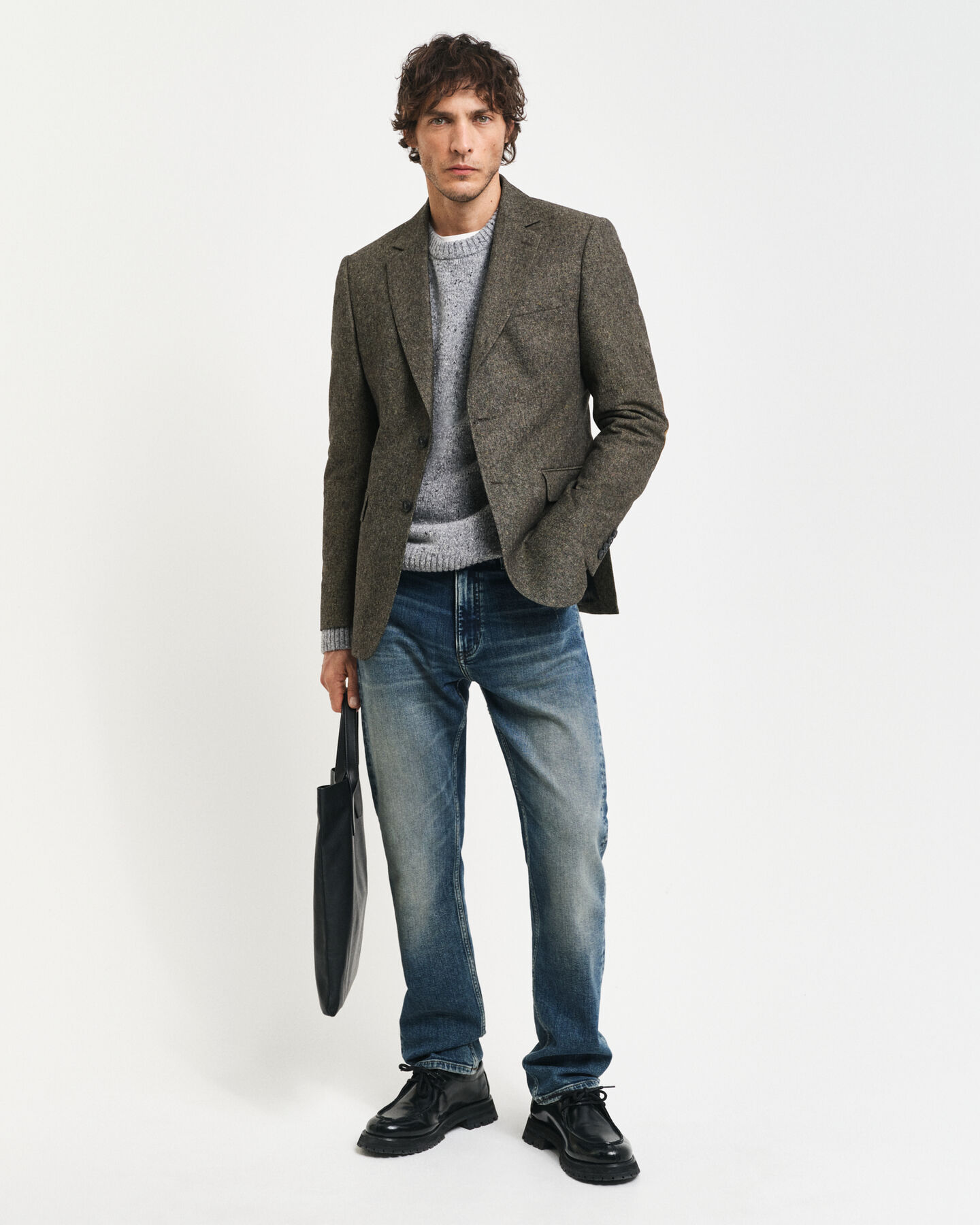 Maglia girocollo Wool Nepps