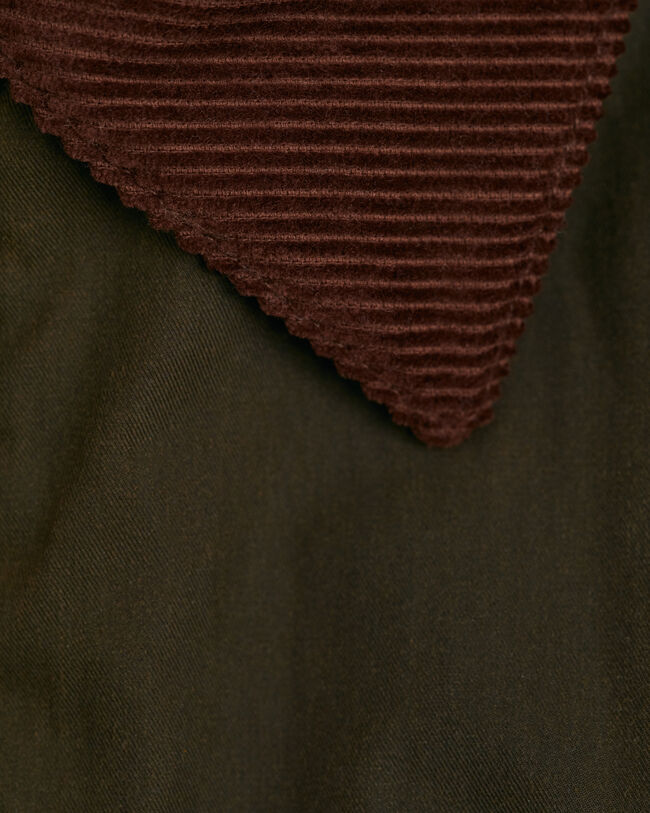 Giacca di media lunghezza cerata