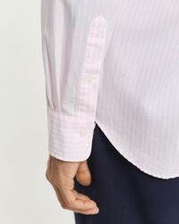Camicia classica in popeline a righe regular fit