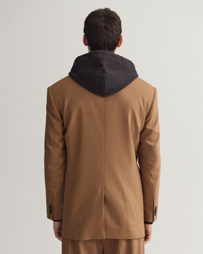 Blazer da abito in flanella oversize