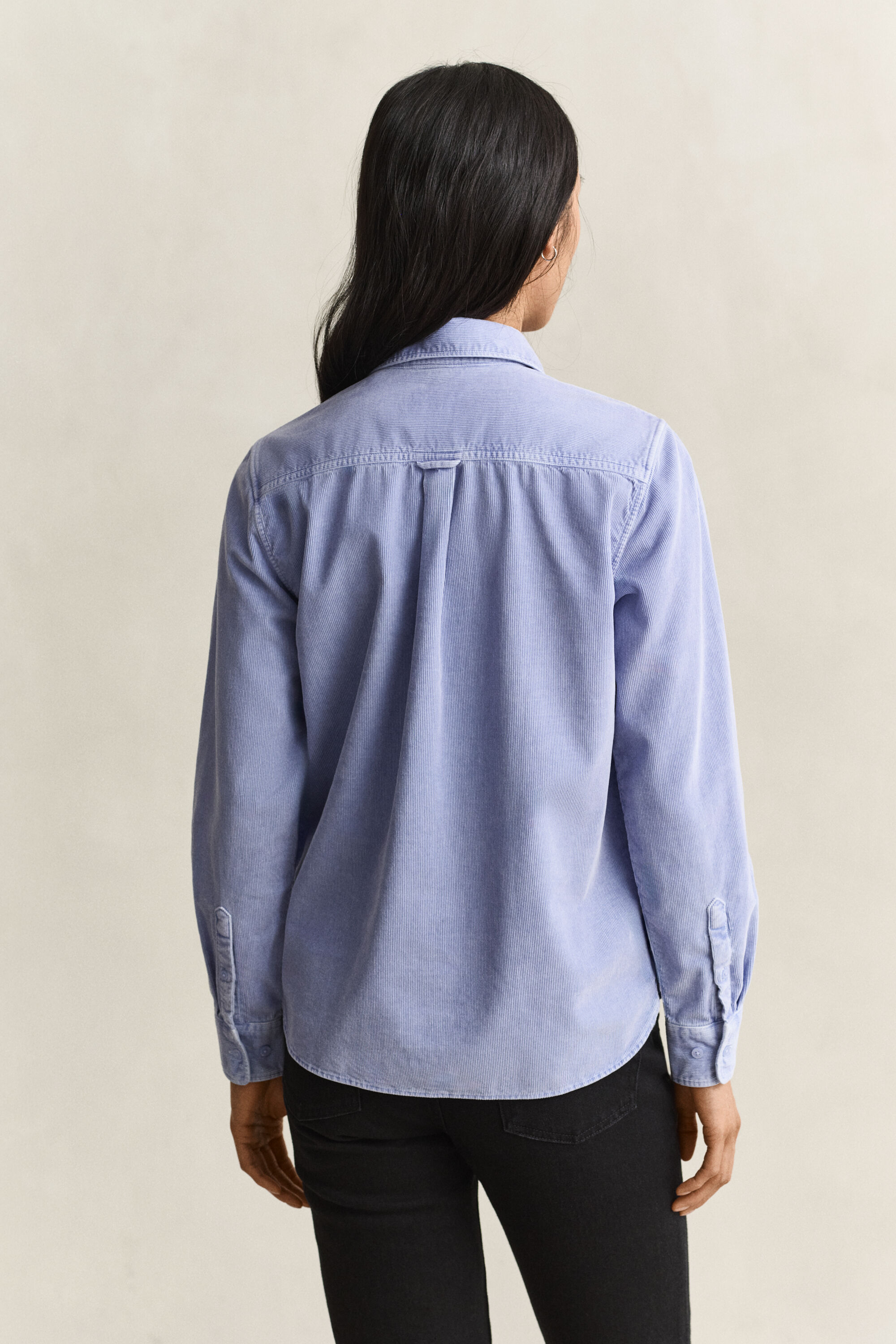 Camicia in velluto a coste regular