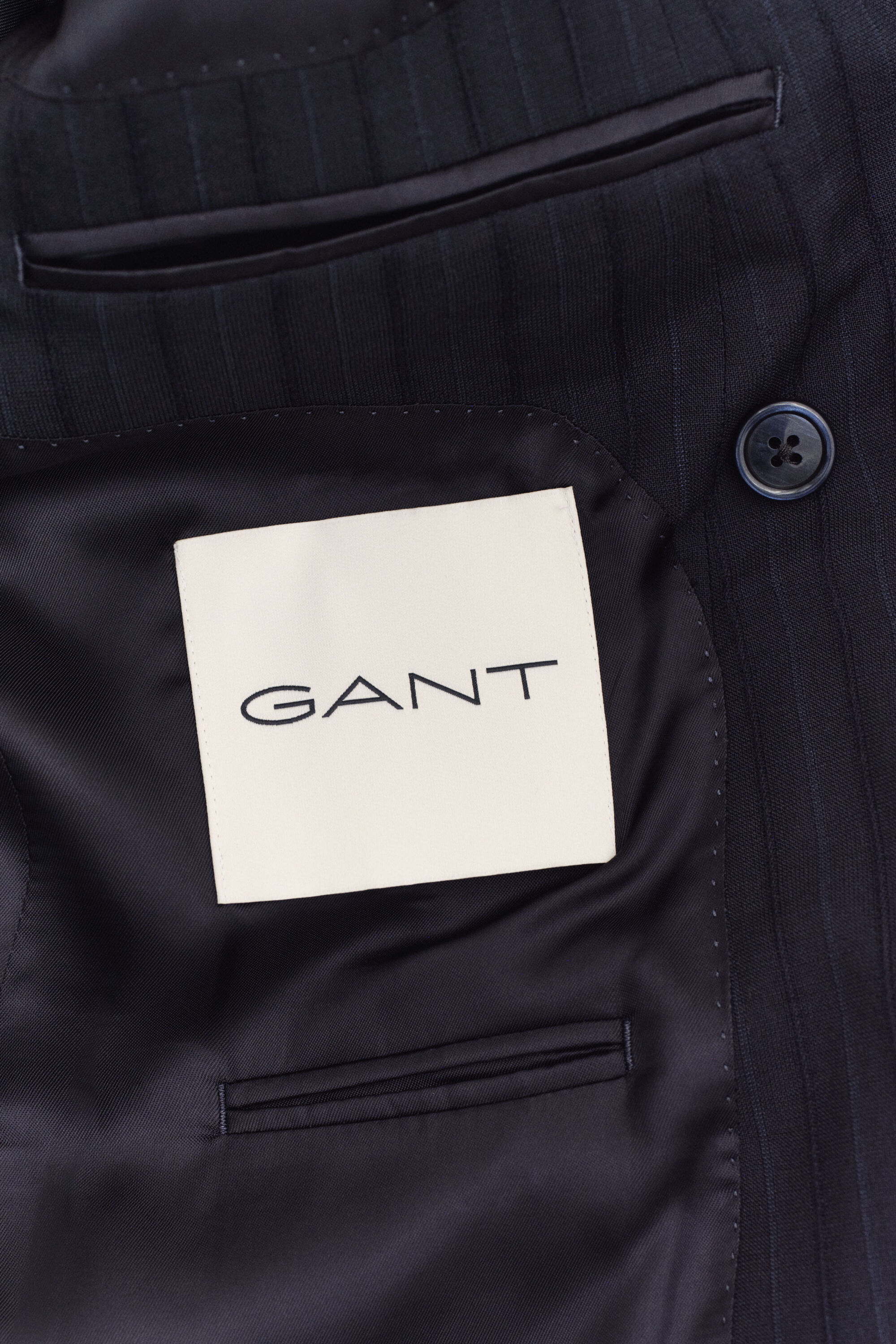 Giacca da abito gessata tono su tono