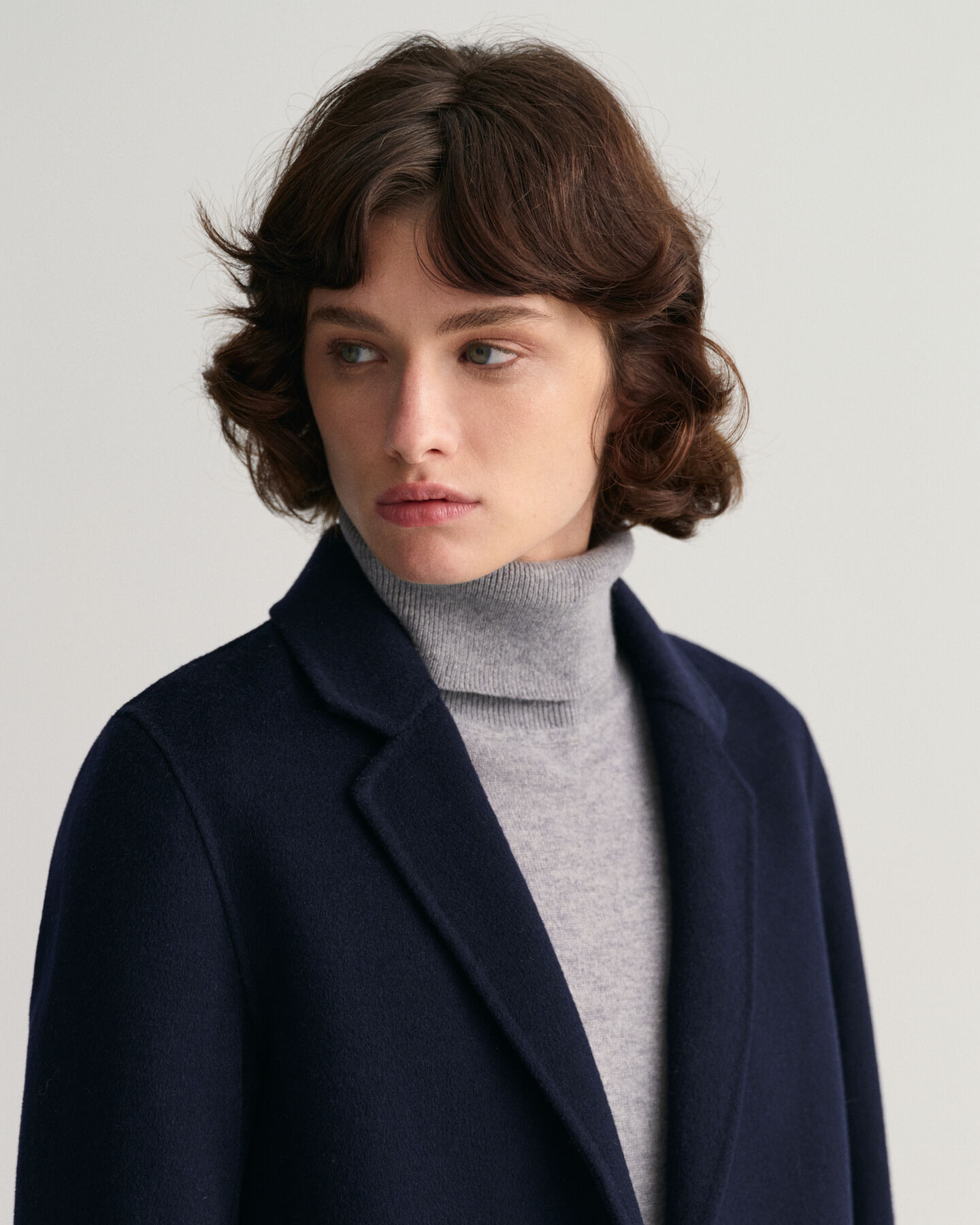 Blazer dritto cucito a mano