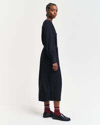 Abito chemisier in raso a righe