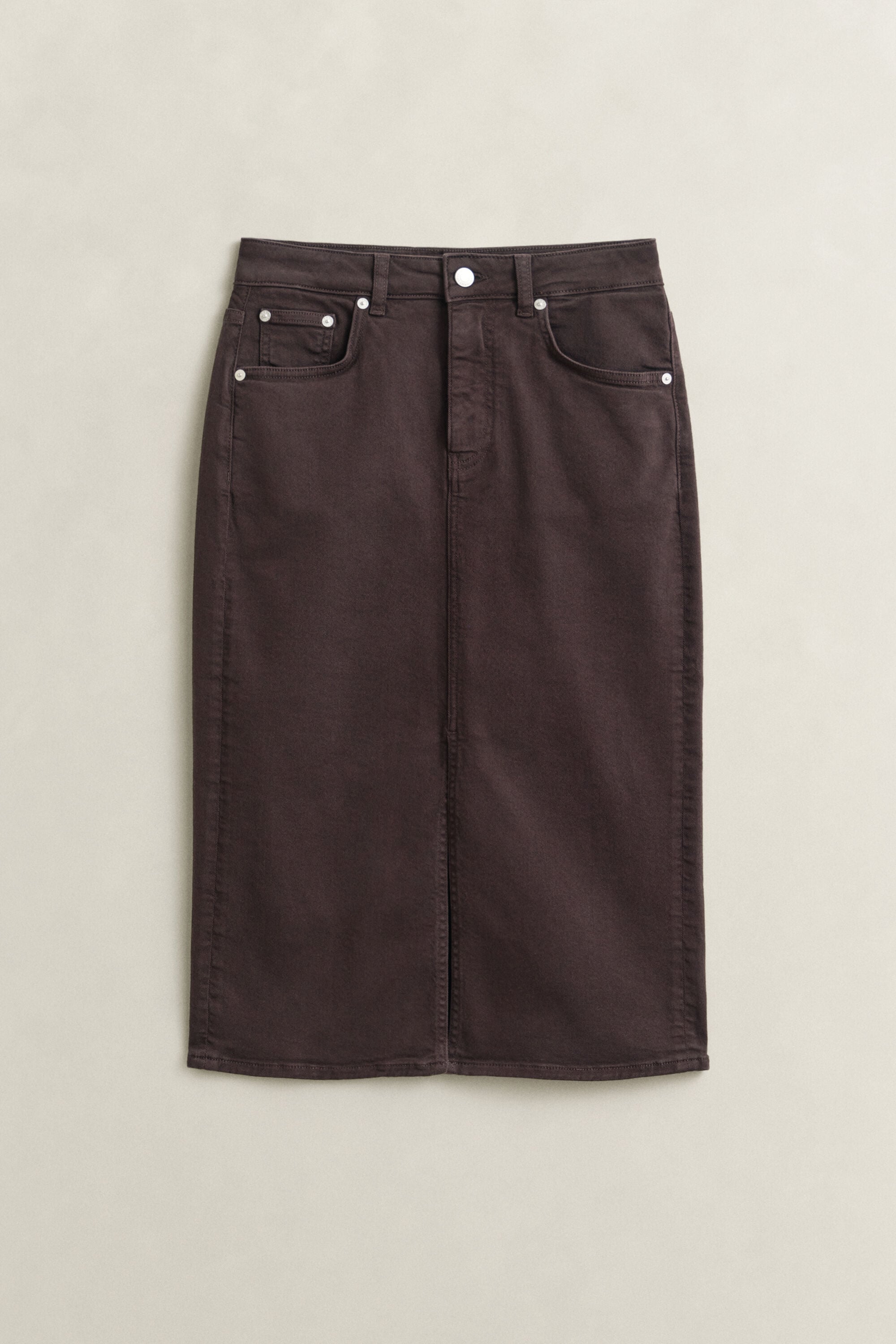 Gonna longuette in twill