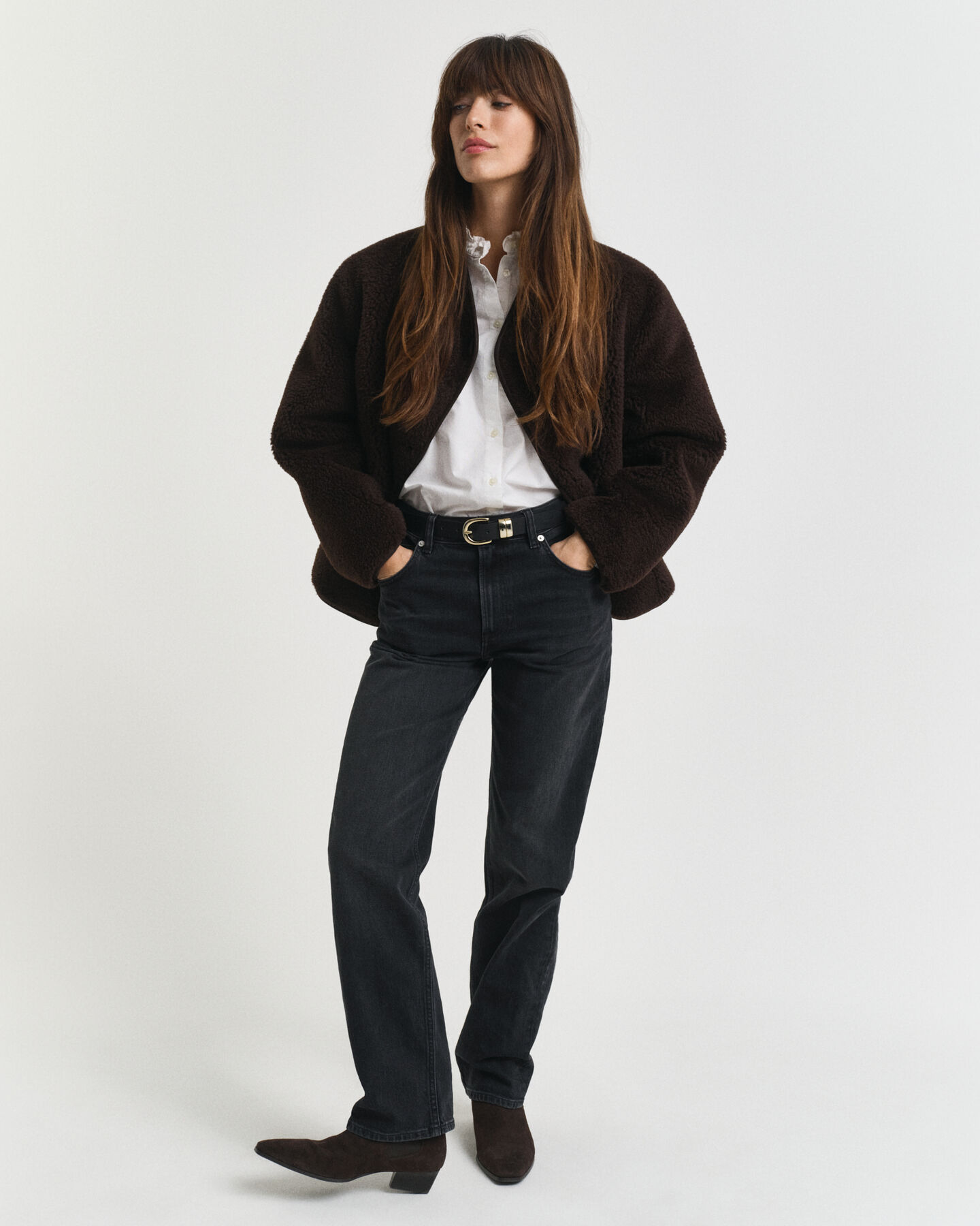 Jeans elasticizzati con gamba dritta