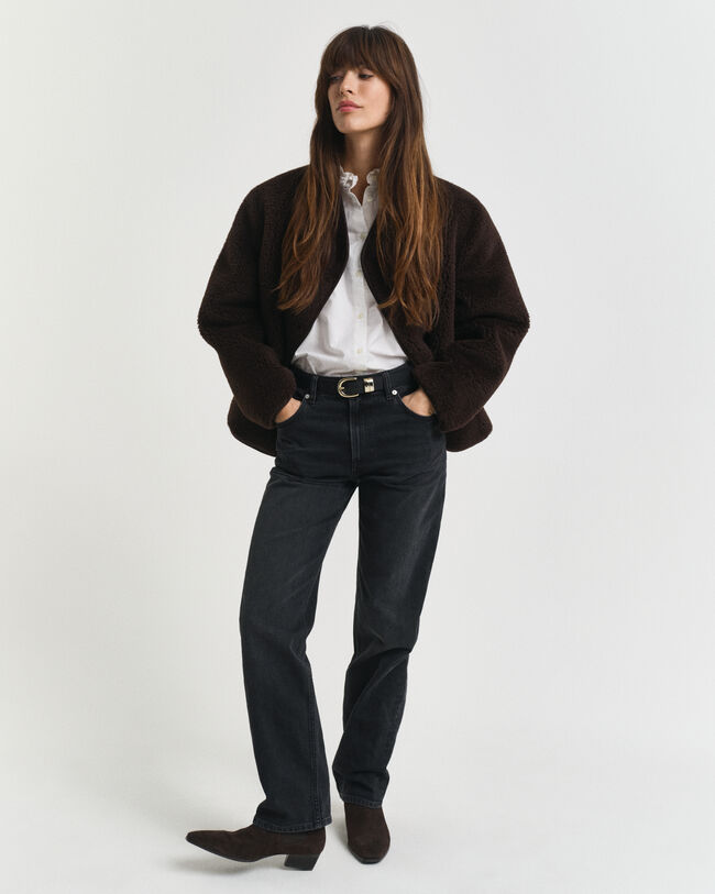 Jeans elasticizzati con gamba dritta