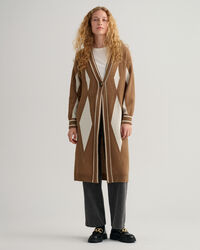 Cardigan lungo Argyle