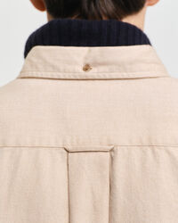 Camicia in flanella con motivo a spina di pesce regular fit