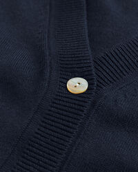 Cardigan con scollo a V in cotone leggero