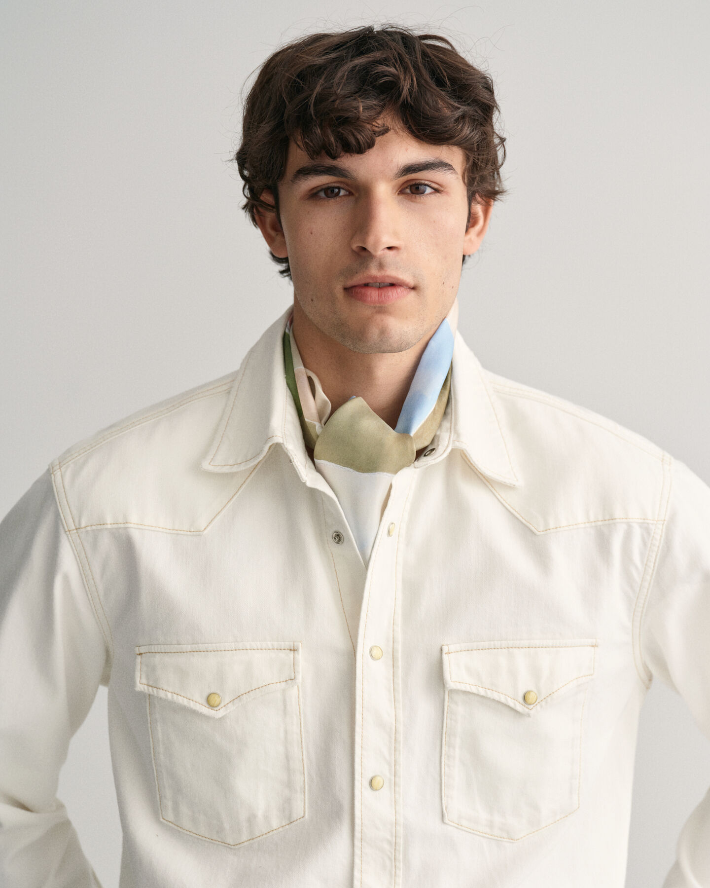 Foulard lungo in seta Art Print