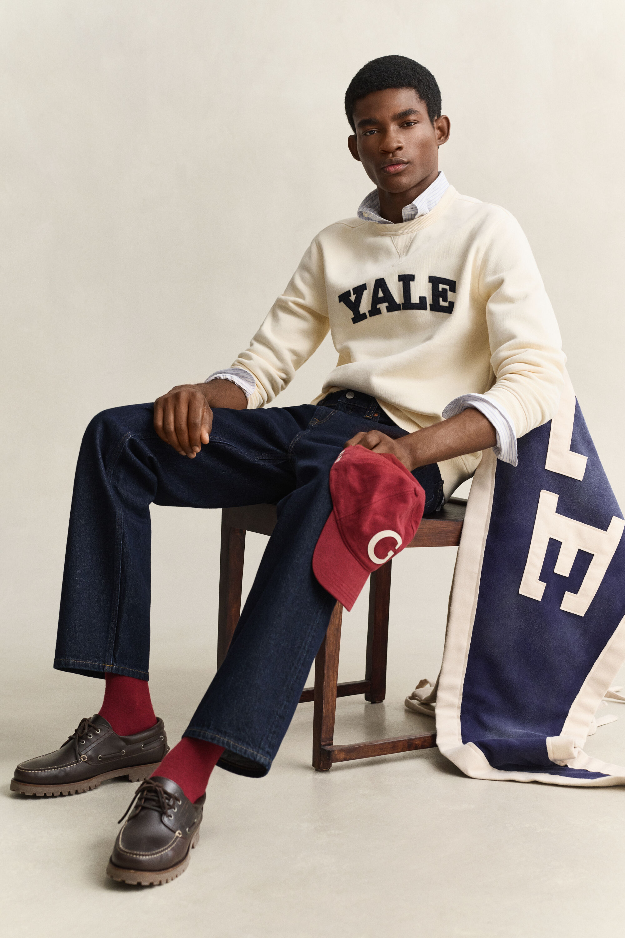 Felpa girocollo Gant x Yale