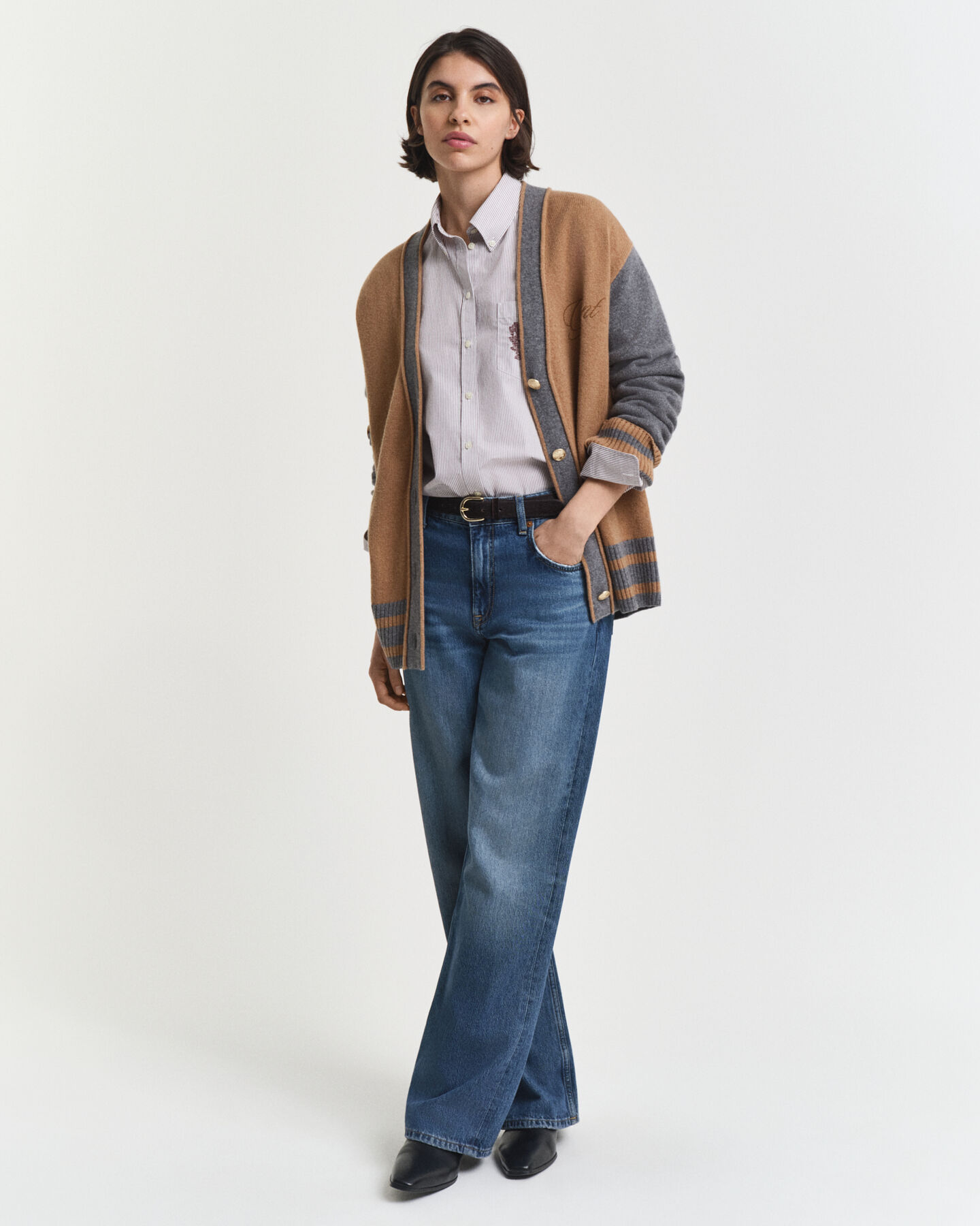 Cardigan GANT Varsity con scollo a V