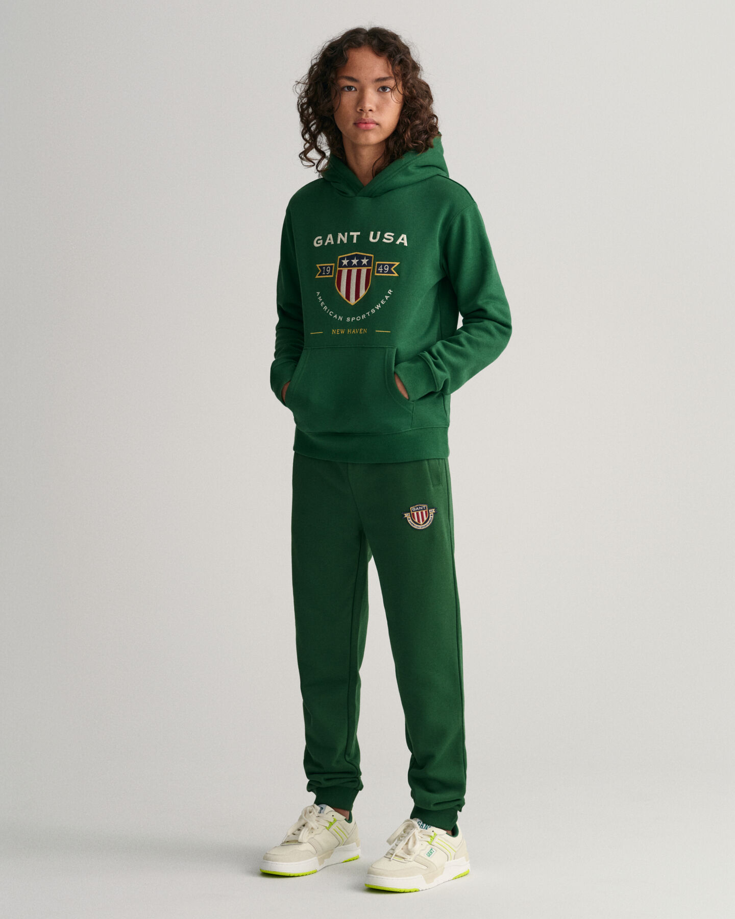 Felpa Banner Shield con cappuccio teens