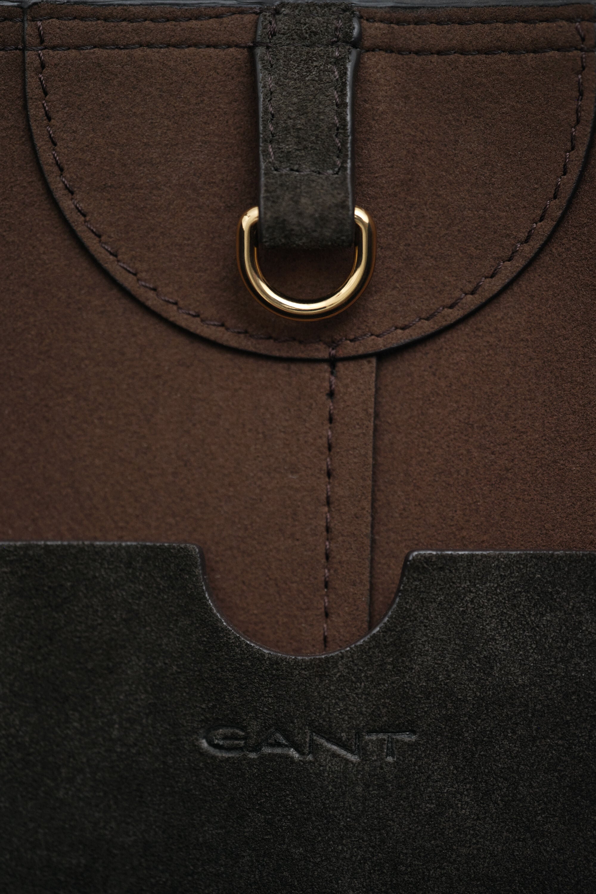 Borsa tote in camoscio