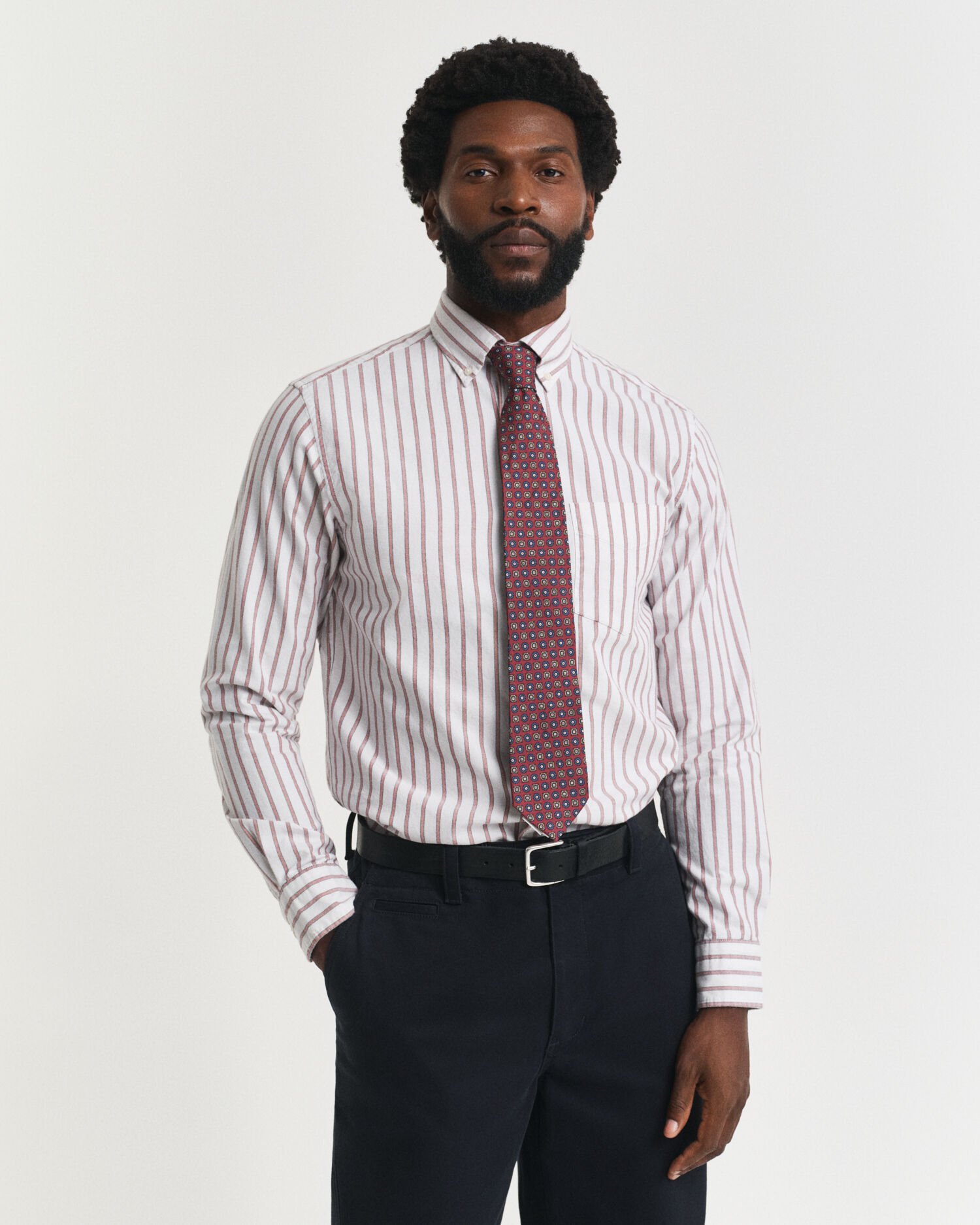 Camicia Archive Oxford a righe regular fit