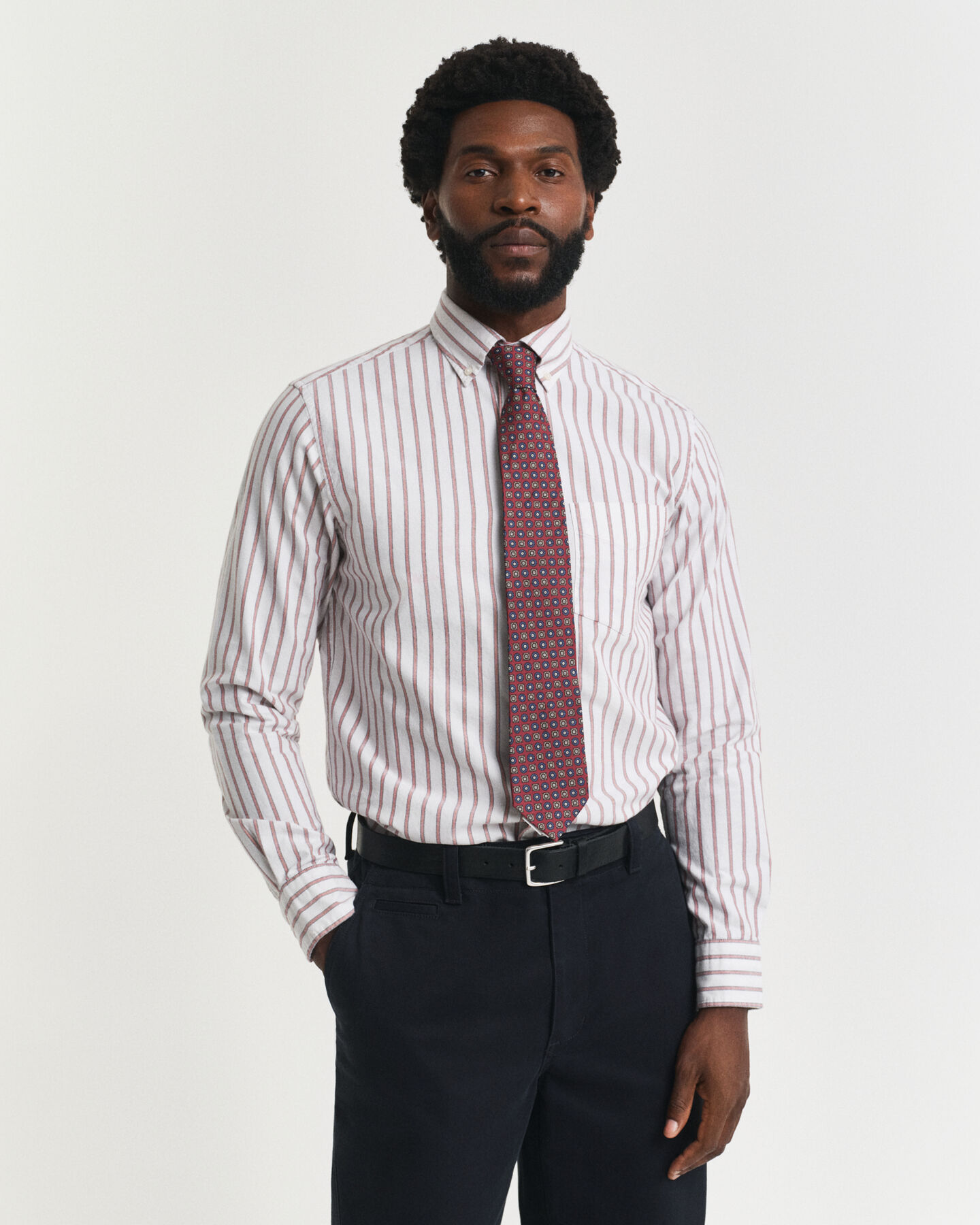 Camicia Archive Oxford a righe regular fit