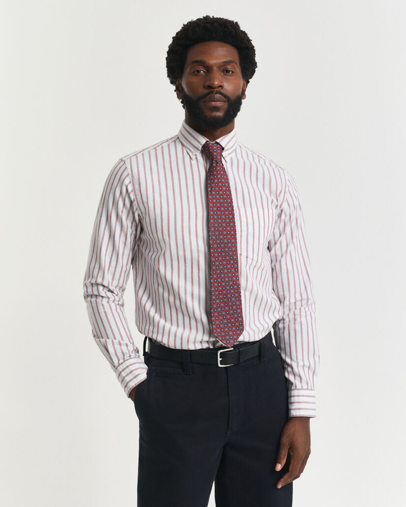Camicia Archive Oxford a righe regular fit